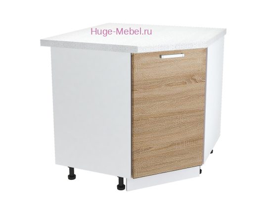 Шкаф кухонный угловой нижний 850 Бетон (дуб сонома)