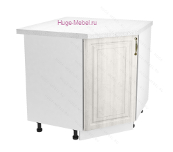 Шкаф кухонный угловой нижний 850 Юлия (сандал белый)