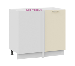 Шкаф кухонный угловой нижний 1000 Катрин (крем)