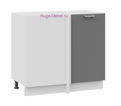 Шкаф кухонный угловой нижний 1000 Катрин (софт графит)