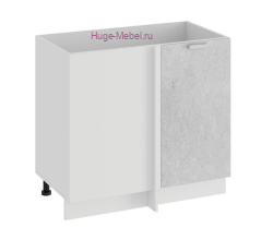 Шкаф кухонный угловой нижний 1000 Бетон (бетон белый)