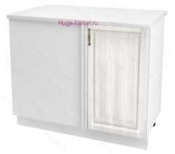 Шкаф кухонный угловой нижний 1000 Юлия (сандал белый)
