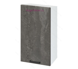 Кухонный шкаф верхний навесной 400 Пасаденна (железный камень)