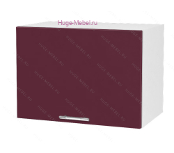 Антресольный кухонный шкаф верхний 400 Ксения (бордо)