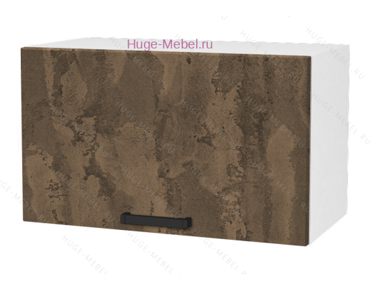 Горизонтальный кухонный шкаф верхний 600 Пасаденна (ржавый камень)