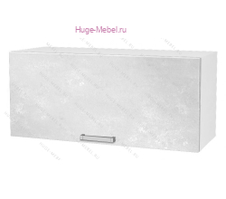 Горизонтальный кухонный шкаф верхний 800 Бетон (бетон белый)