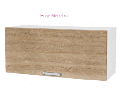 Антресольный кухонный шкаф верхний 800 Бетон (дуб сонома)