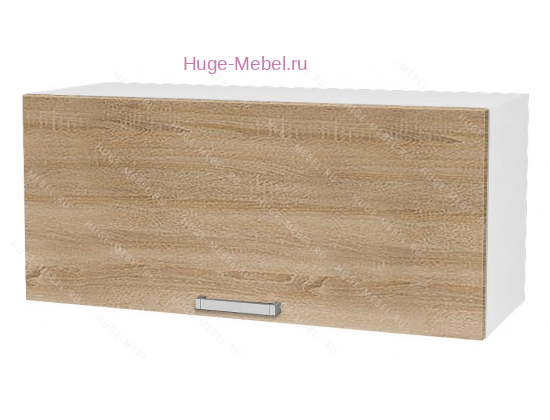 Антресольный кухонный шкаф верхний 800 Бетон (дуб сонома)