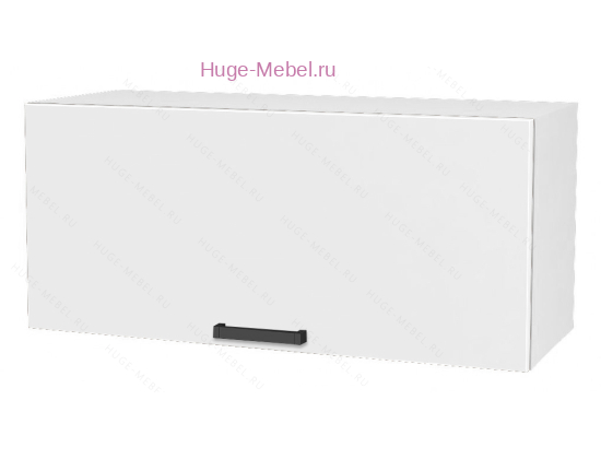 Антресольный кухонный шкаф верхний 800 Пасаденна (белый бриллиант)