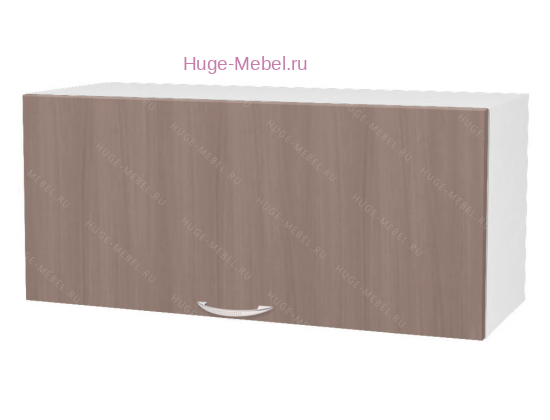 Горизонтальный кухонный шкаф верхний 800 Дина (шимо темный)