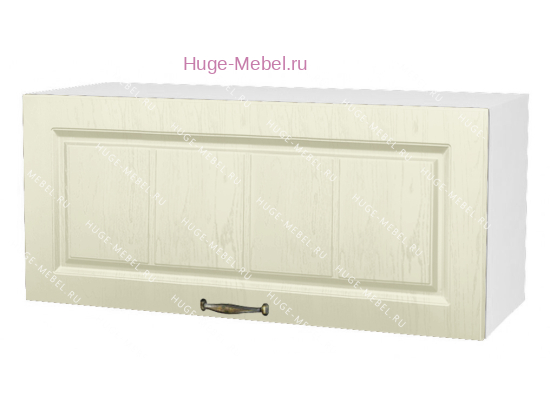 Антресольный кухонный шкаф верхний 800 Мария (крем)