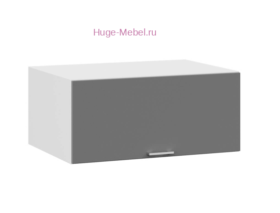 Горизонтальный кухонный шкаф верхний 800 Катрин (софт графит)