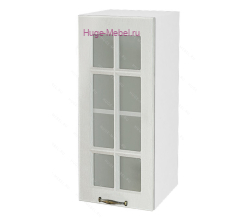 Кухонный шкаф верхний со стеклом 300 Мария (белый)