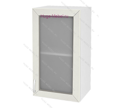 Кухонный шкаф верхний со стеклом 400 Дина металл