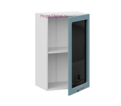 Кухонный шкаф верхний со стеклом 500 Катрин (топаз)