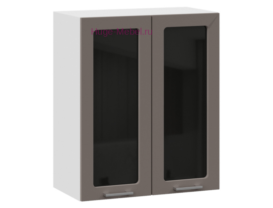 Кухонный шкаф верхний со стеклом 600 Катрин (муссон)