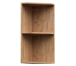 Кухонная торцевая полка верхняя 300 без фасада (крафт)