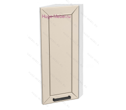 Торцевой шкаф кухонный верхний подвесной 300 Альфа (брюле)