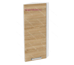 Торцевой шкаф кухонный верхний подвесной 300 Бетон (дуб сонома)