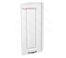 Торцевой шкаф кухонный верхний подвесной 300 Мария (белый)