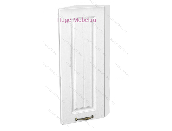 Торцевой шкаф кухонный верхний подвесной 300 Мария (белый)