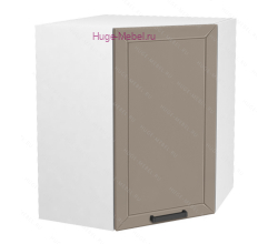 Угловой кухонный шкаф верхний 550 Альфа (латте)