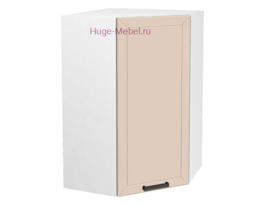 Угловой кухонный шкаф верхний высокий 600 Альфа (брюле)