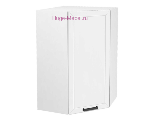 Угловой кухонный шкаф верхний высокий 600 Альфа (белый)