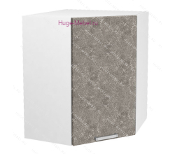 Угловой кухонный шкаф верхний 550 Бетон (бетон серый)