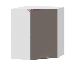 Угловой кухонный шкаф верхний 550 Катрин (муссон)