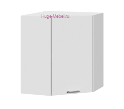 Угловой кухонный шкаф верхний 600 Катрин (софт вайт)