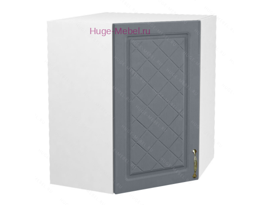 Угловой кухонный шкаф верхний 550 Модена (дуб серый)