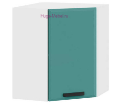 Угловой кухонный шкаф верхний 550 Призма (бриз супермат)