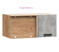 Корпус углового кухонного шкафа антресоли 1000х360 (дуб крафт)