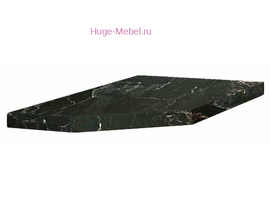 Столешница правая для торцевой полки 300 мм Мраморный берег, 38 мм