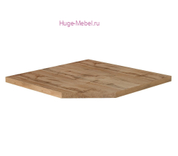 Столешница угловая 850 мм дуб Вотан