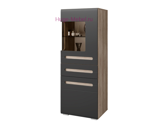 Шкаф для посуды "Наоми ШК-24" графит