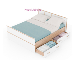 Кровать 160х200 "Сакура" белая