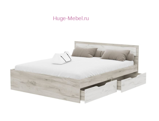 Кровать с ящиками 160 "Гармония КР 604" крафт