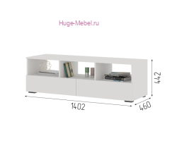 ТВ тумба "Хелен ТБ 02" белая