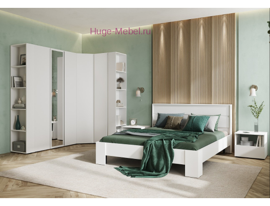 Белый спальный гарнитур "Хелен" К2