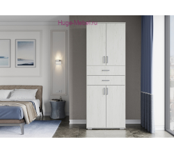 Шкаф "Нельсон-5" крафт белый