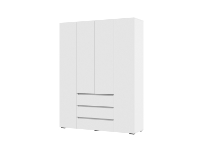 Шкаф четырехстворчатый "Хелен ШК 05" белый Шкаф четырехстворчатый "Хелен ШК 05" белый