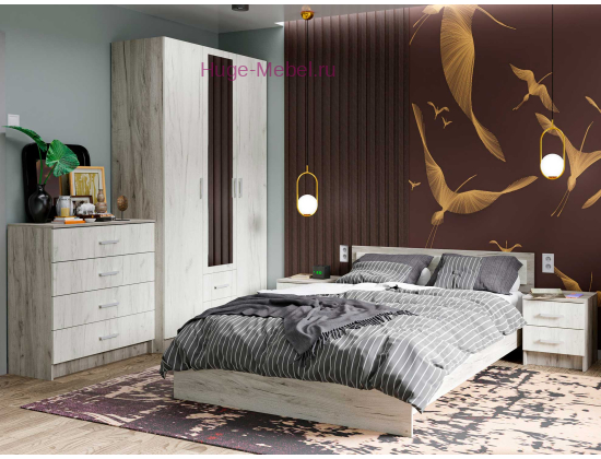 Спальный гарнитур "Гармония" крафт