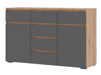 Комод "Хелен КМ 05" графит+крафт Комод "Хелен КМ 05" графит+крафт