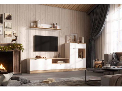 Стенка в гостиную "Юкки" К3 Стенка в гостиную "Юкки" К3