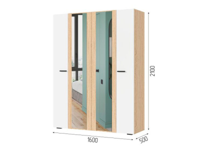 Шкаф 4-х створчатый "Санса ШК 04" Шкаф 4-х створчатый "Санса ШК 04"