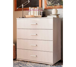 Комод "Белла" ясень белый