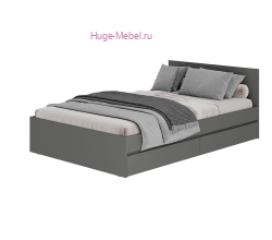 Каркас кровати 120 "Симпл КР-07" графит