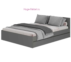 Каркас кровати 160 "Симпл КР-17" графит